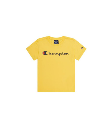 T-shirt Champion Col ras du cou Enfant Jaune