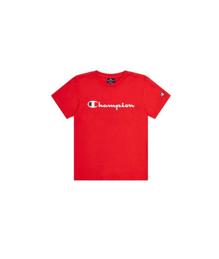 T-shirt Champion Crewneck Enfant Rouge T-shirt Champion Crewneck Enfant Rouge