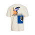 Camiseta Infantil Jack And Jones Tampa Back Branco