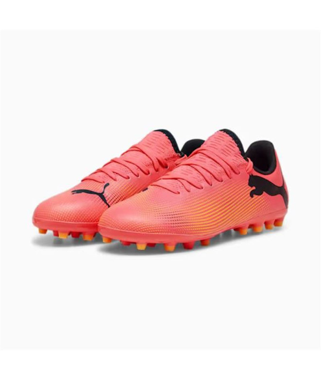 futebol Botas Puma Future 7 Play MG Laranja...
