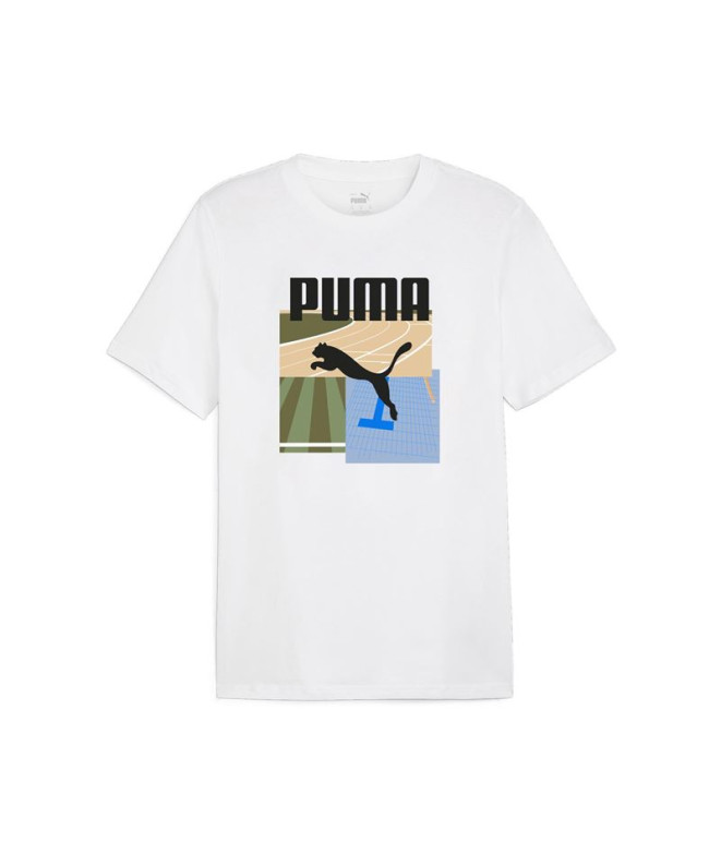 T-shirt Puma GRAPHICS Summer White Homme