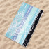 Serviette Secaneta 100X170 Jacquard Kunkuru Velours Turquoise