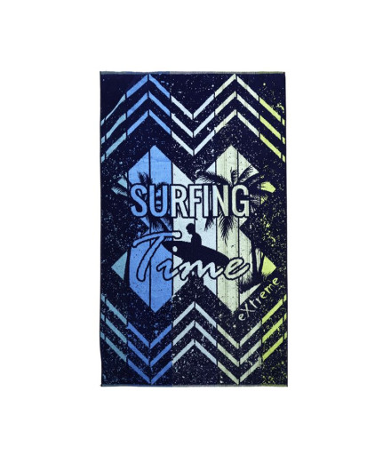 Toalla Secaneta 100X170 Jacquard Terciopelo Surfme Marino