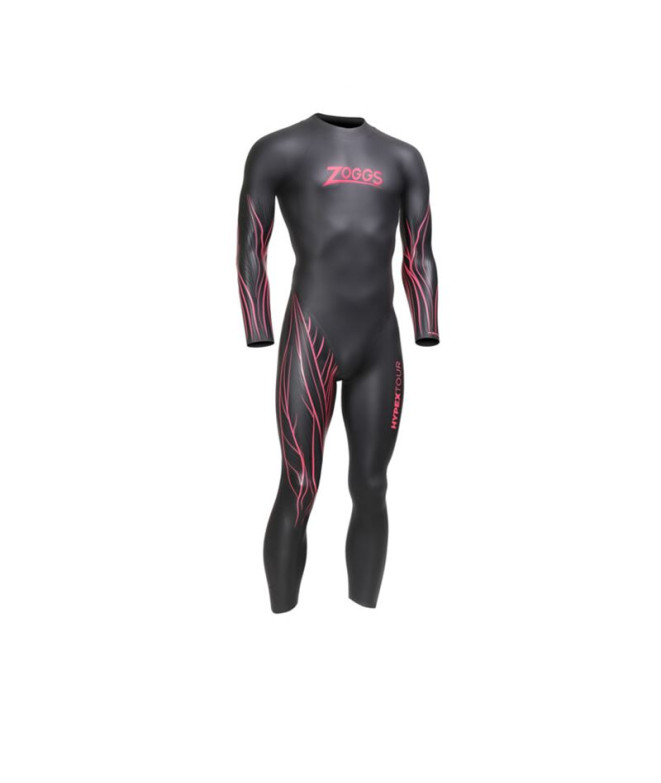 Néoprène triathlon Zoggs Hypex Tour Fs Homme Noir/Rouge