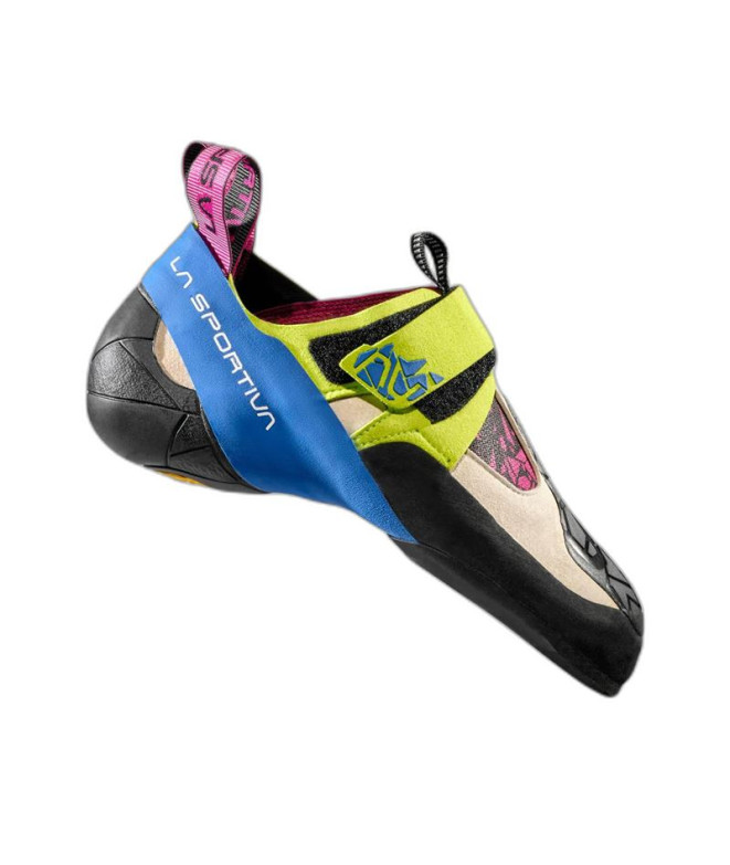 Escalade Chaussures d'escalade de La Sportiva Skwama Vert/Bleu Femme