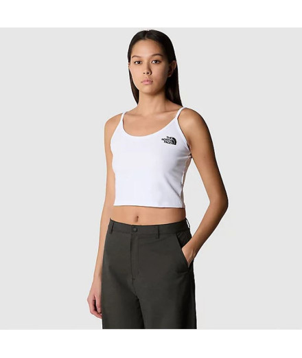 Crop The North Face Femme Blanc 2