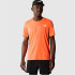 Camiseta de Montanha The North Face Lightbright S/S Homem Laranja