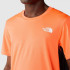 Camiseta de Montanha The North Face Lightbright S/S Homem Laranja