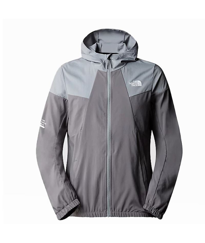 Casaco Corta-vento The North Face Ma Wind Track Hoodie Homem Cinzento