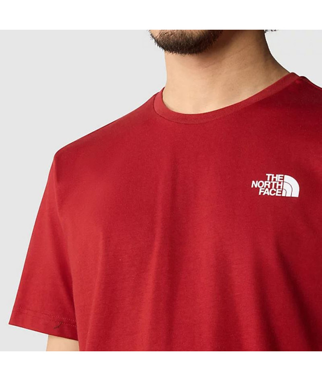 Camiseta The North Face S/S Redbox Homem Vermelho