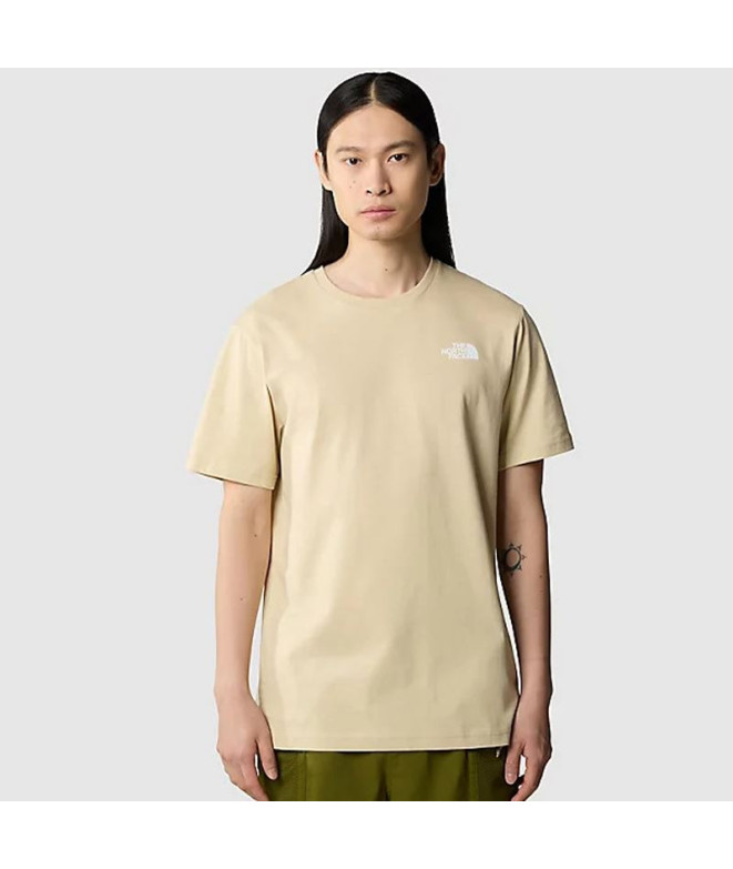 Camiseta The North Face S/S North Faces Homem Bege