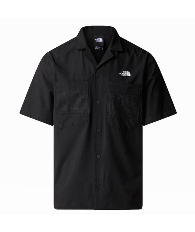 Camisa The North Face First Trail Camisa S/S Homem Preto