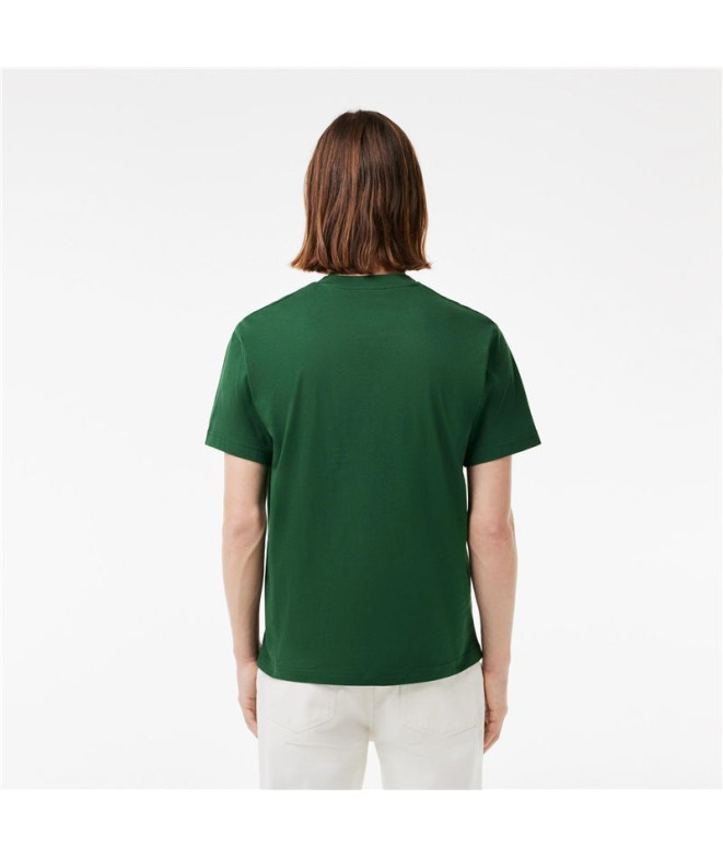 T-shirt Lacoste Cols Roules Homme Vert