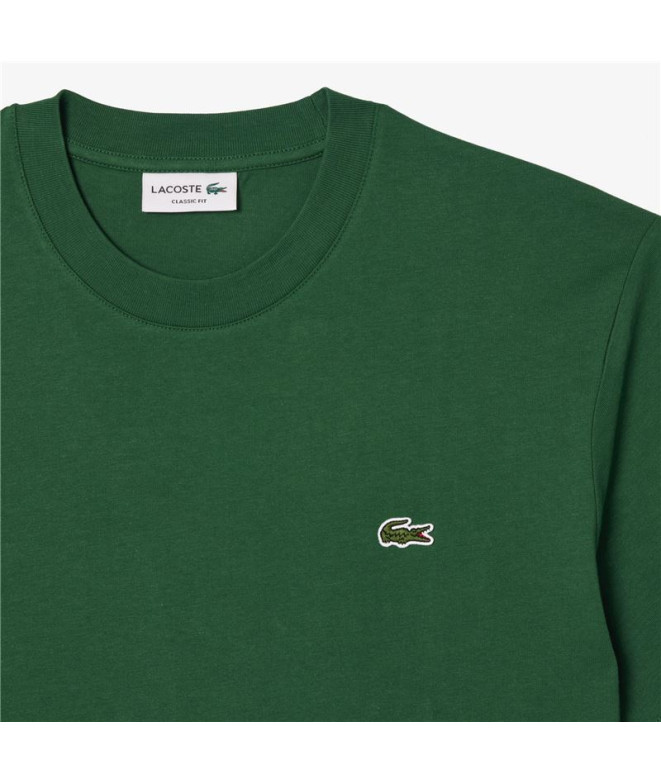 T-shirt Lacoste Cols Roules Homme Vert