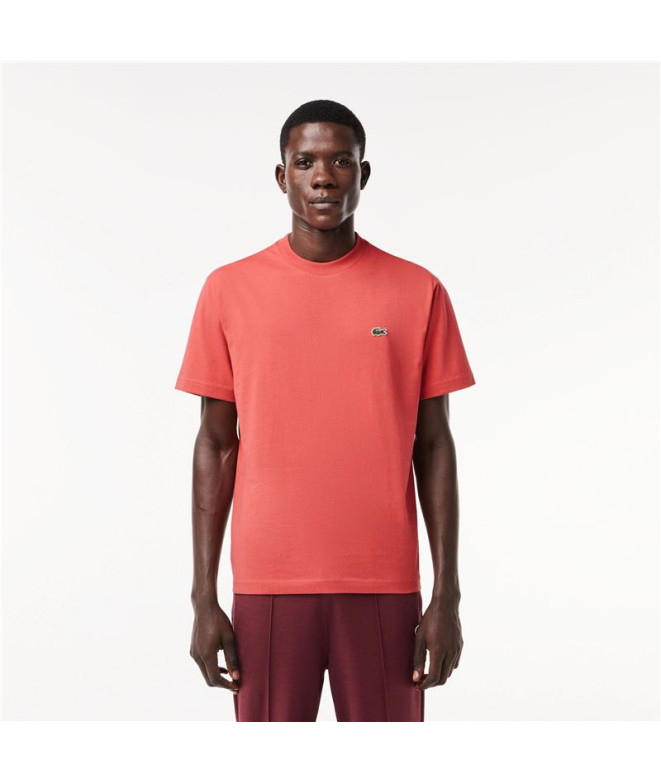 T-shirt Lacoste Cols Roules Homme Coral