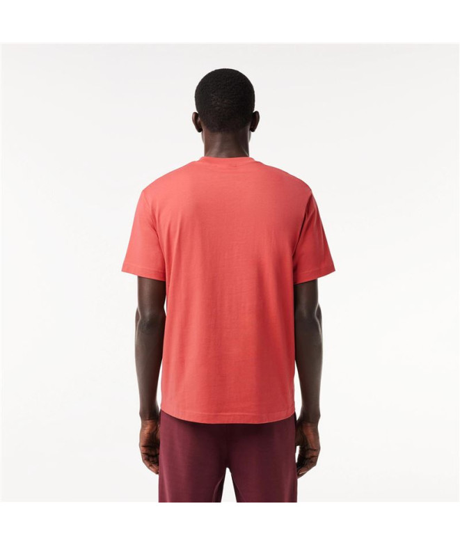 Camiseta Lacoste Cols Roules Hombre Coral