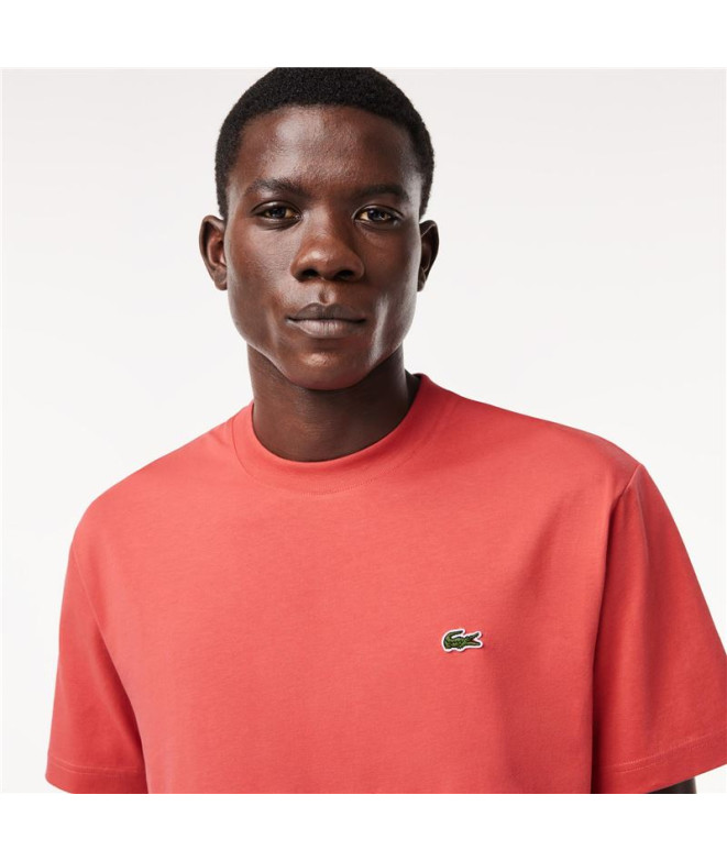 Camiseta Lacoste Cols Roules Hombre Coral