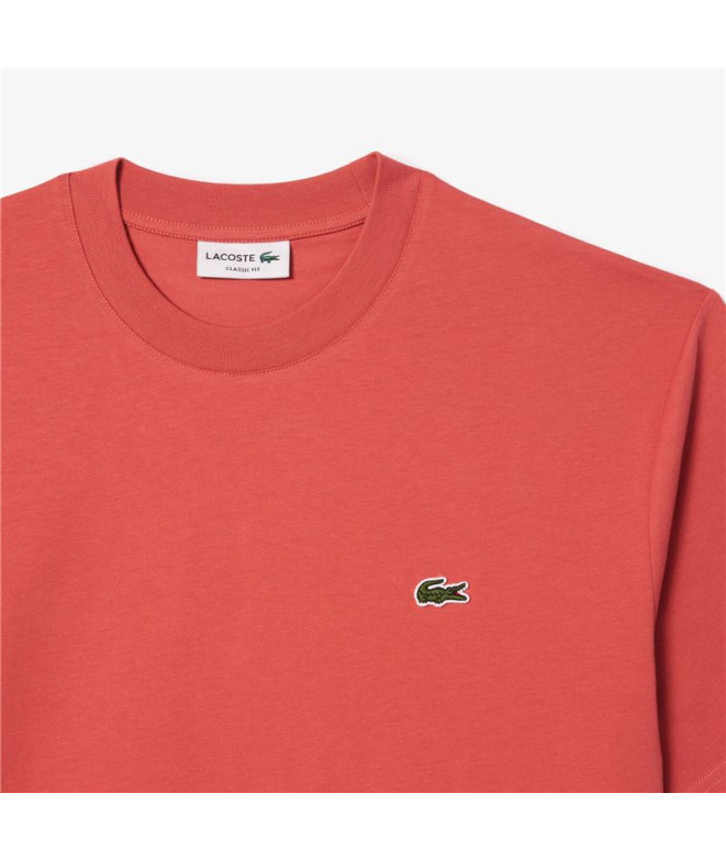 Camiseta Lacoste Cols Roules Hombre Coral