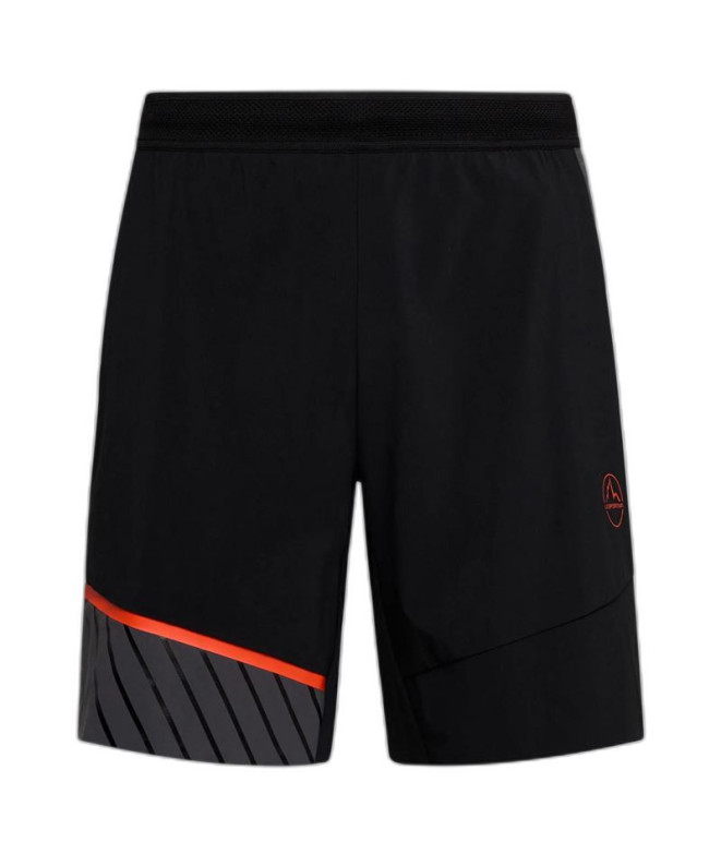 Calça de Escalada La Sportiva Comp Short Homem Preto/vermelho