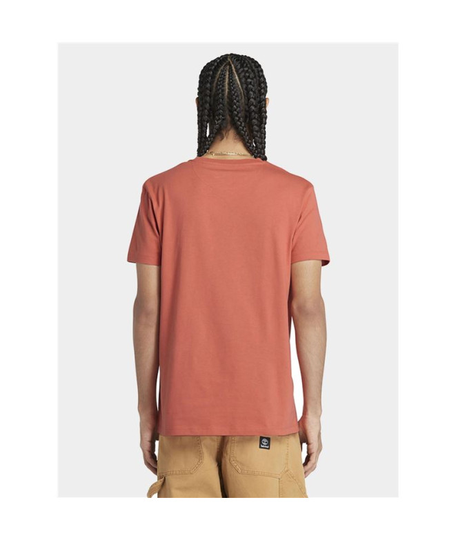 T-shirt Timberland Saumon à manches courtes Homme