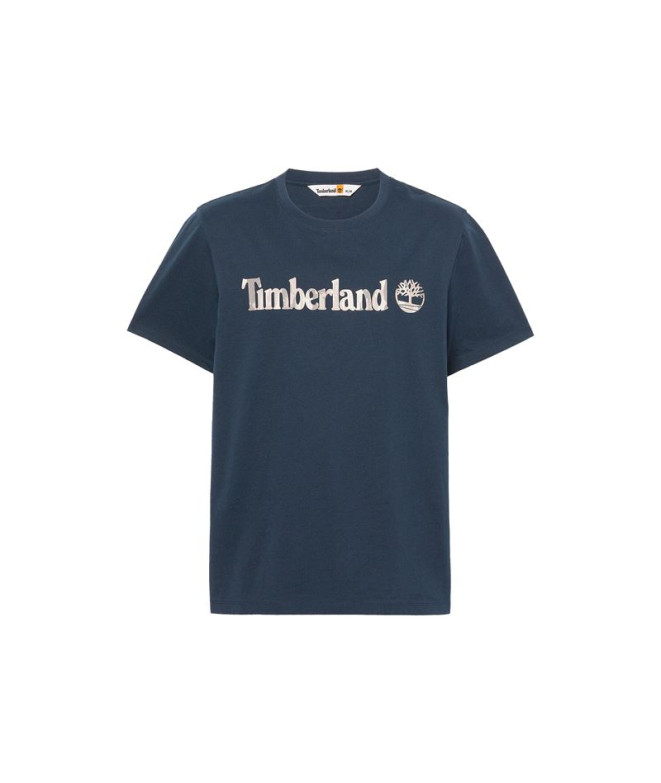 Camiseta Timberland Logótipo linear Kennebec River Camo Homem