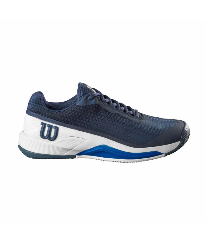 Chaussures de Tennis Wilson Rush Rush Pro 4.0 Clay Frenchb Homme Bleu/Blanc/Marine