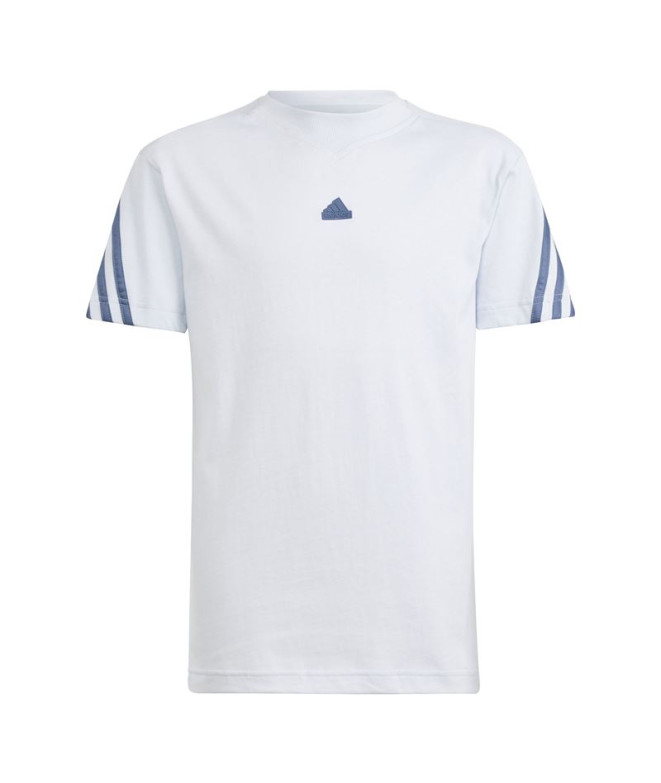 Camiseta adidas Futura 3-Stripes Infantil Azul