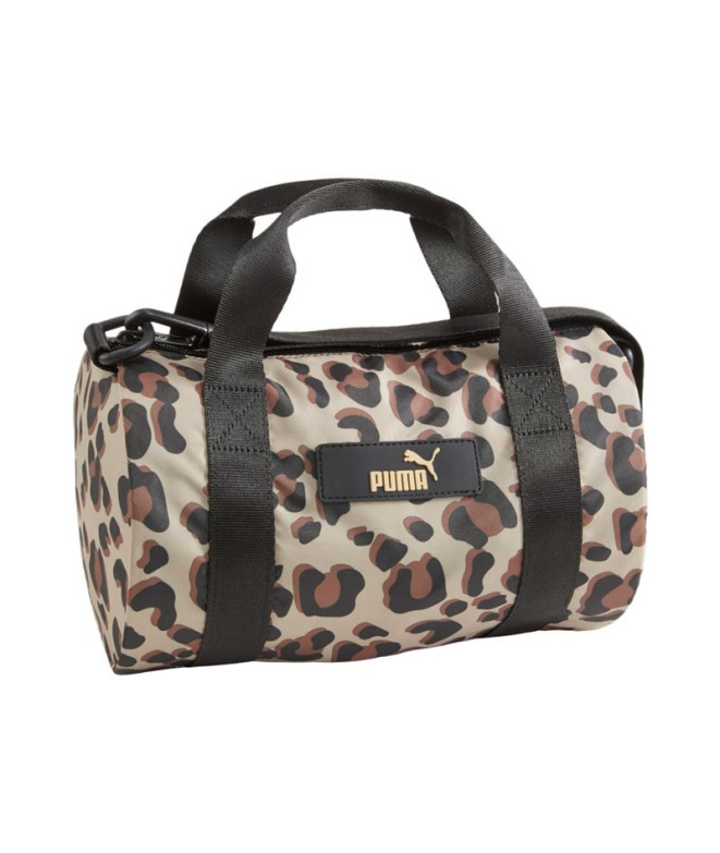 Bolsa Puma Core Pop Barrel Leopard Mulher