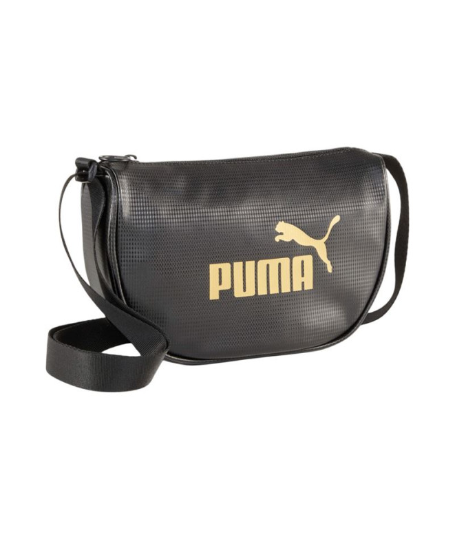 Bandolera Puma Core Up Half Moon Negro Mujer