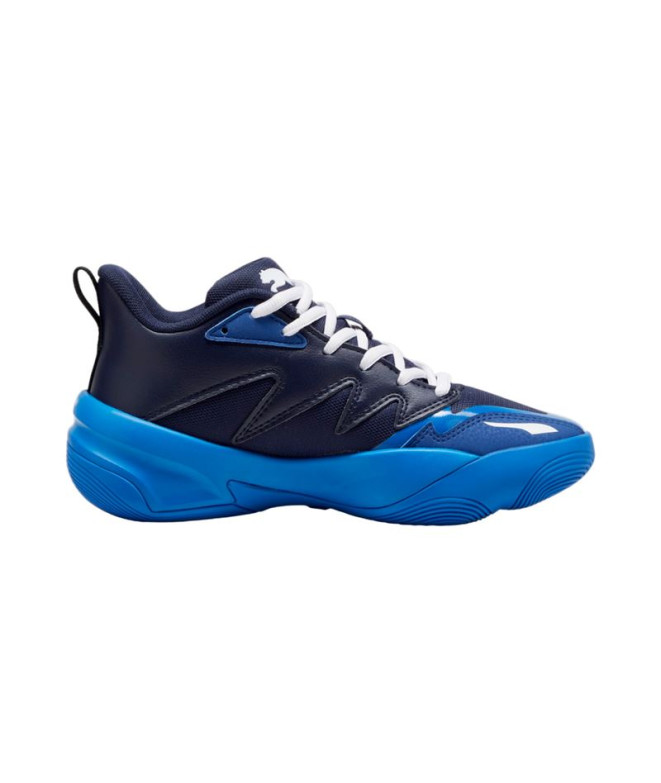 Sapatilhas basquetebol de Puma Genetics Navy Blue Infantil