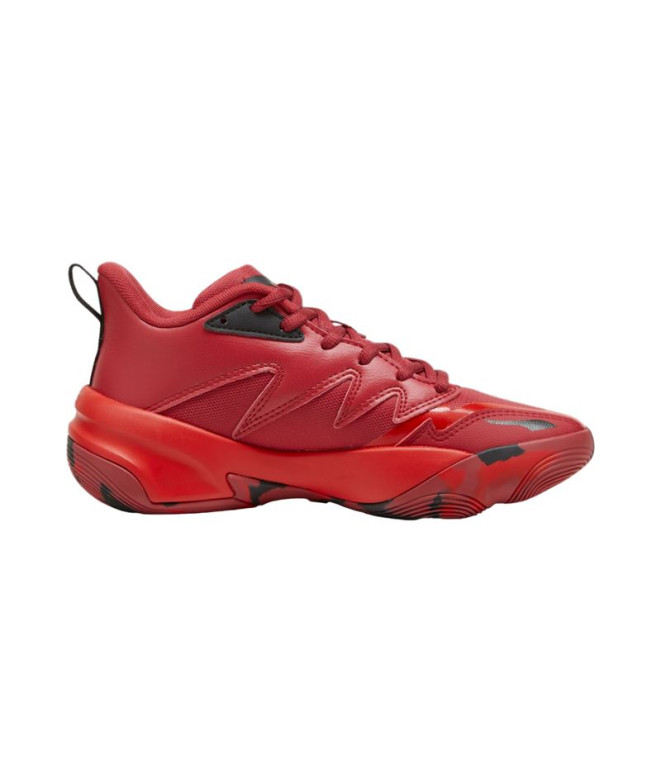 Chaussures basket-ball de Puma Genetics Red Enfant