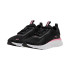 Chaussures running de Puma FlexFocus te Black/Pink Homme