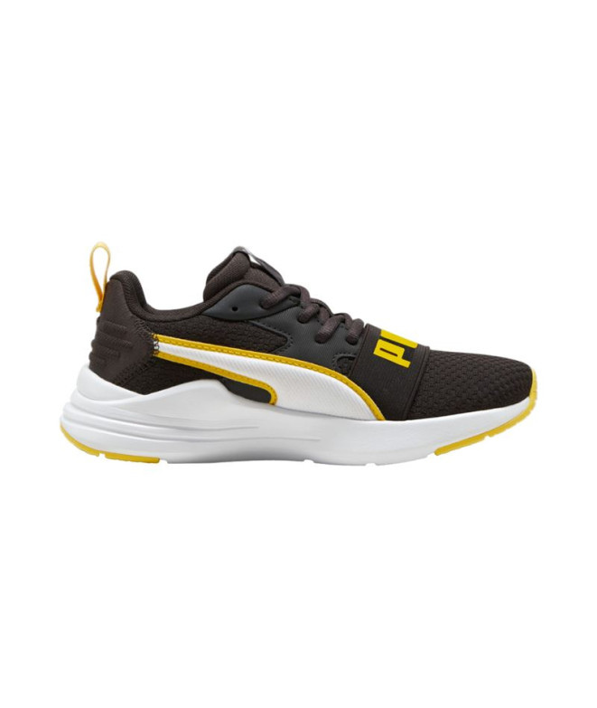 Chaussures Puma Wired Run Pure Black Enfant