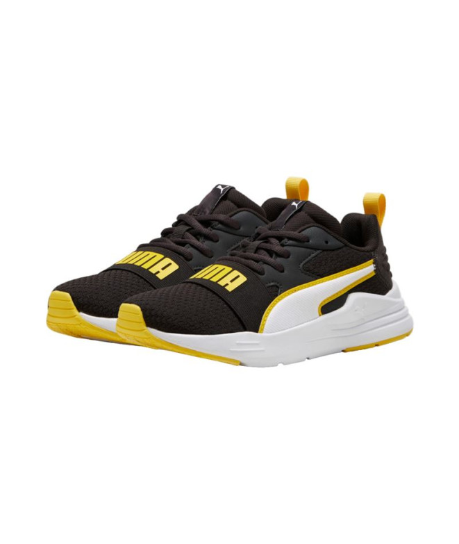 Chaussures Puma Wired Run Pure Black Enfant
