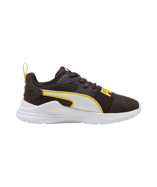 Chaussures Puma Wired Run Pure Black Enfant