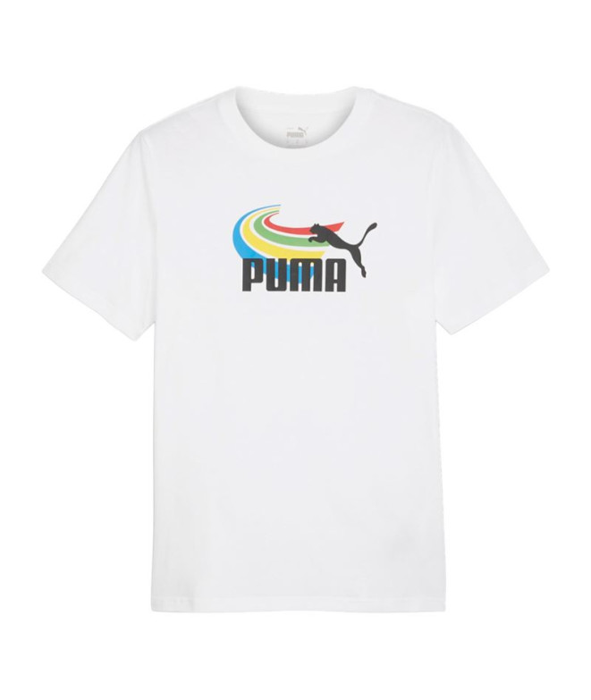 Camiseta Puma GRAPHICS verão Branco Homem