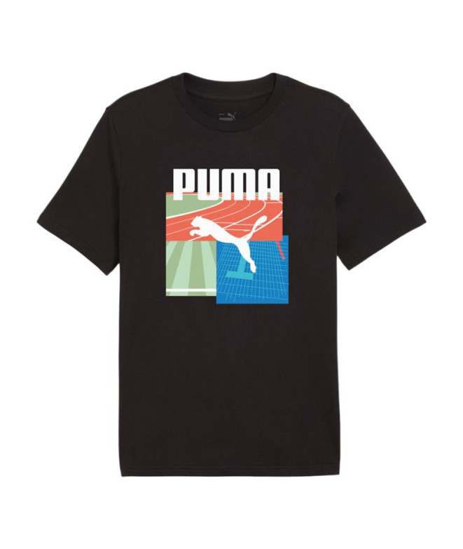 Camiseta Puma GRAPHICS verão Preto Homem