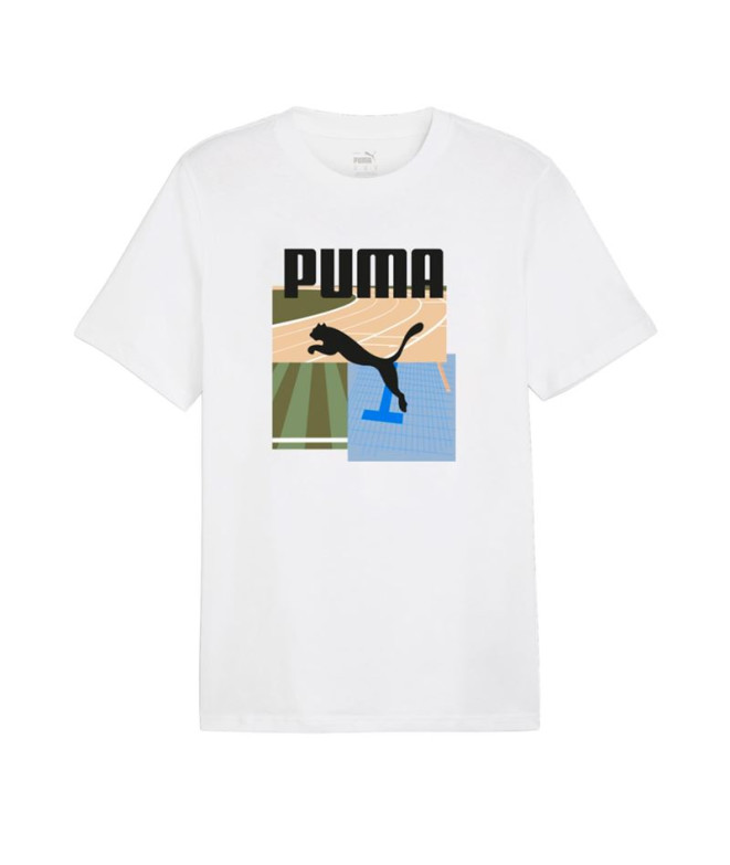 T-shirt Puma GRAPHICS Summer White Homme
