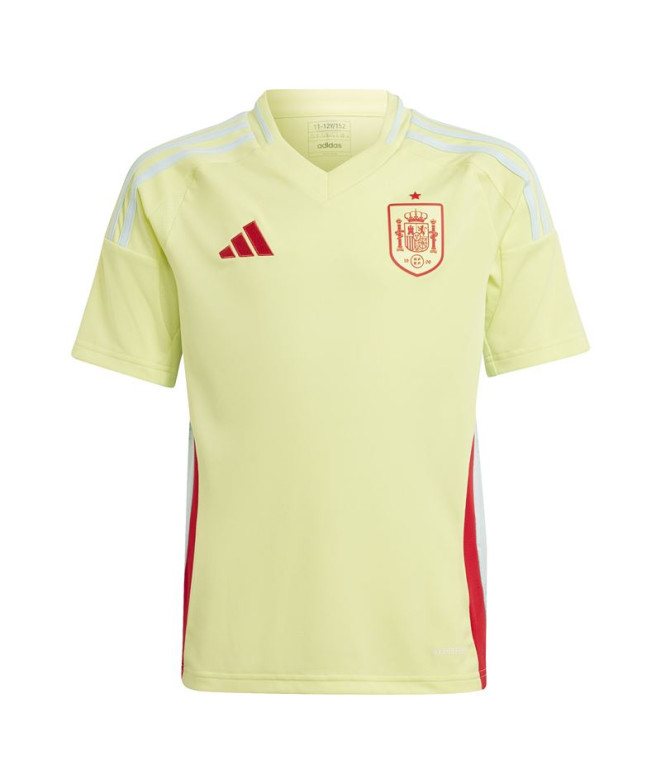 Camiseta de Futebol adidas segundo kit Espanha 24 Menino Amarelo