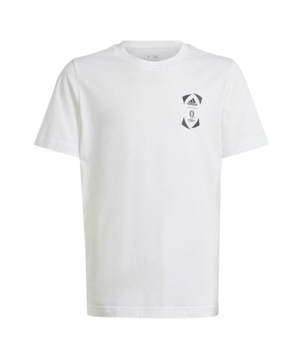 T-shirt de Football adidas EURO 24 Enfant Blanc