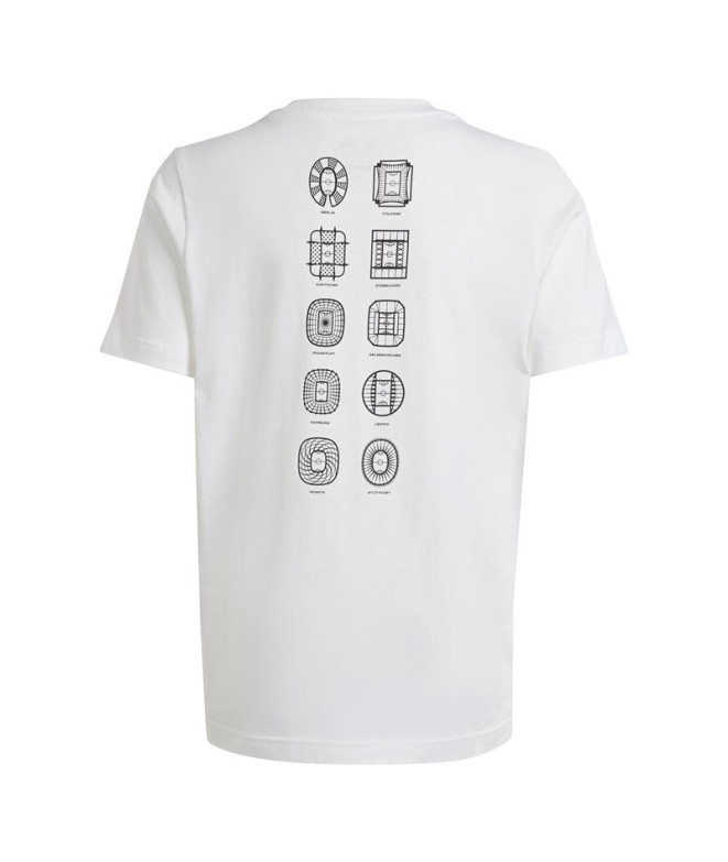 T-shirt de Football adidas EURO 24 Enfant Blanc