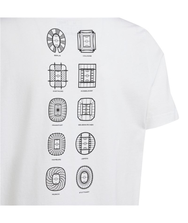 Camiseta de Fútbol adidas EURO 24 Infantil Blanco