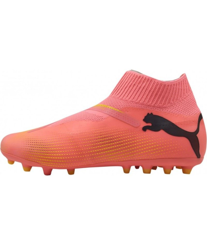 Botas de fútbol Puma FUTURE 7 MATCH+ LL MG Blanco Rosa