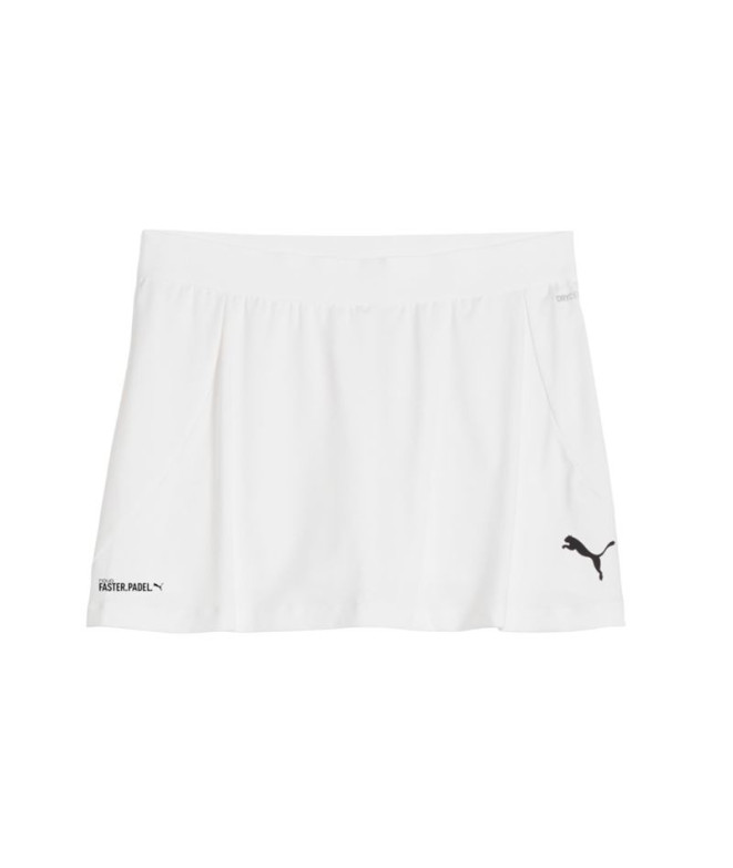 Saia Pádel por Puma Individual Padel Branco Mulher