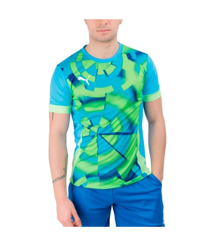 Camiseta por Pádel Puma IndividualGOAL Graph Blue Homem