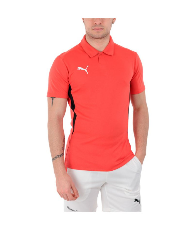 Polo de Pádel Puma Individual Padel Rojo Hombre