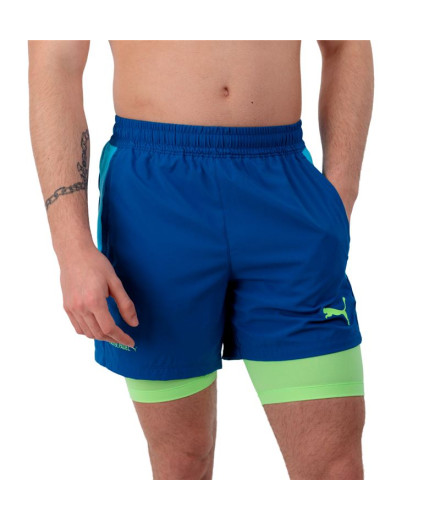 Pantalon de Pádel Puma Individual TeamGOAL Bleu Homme