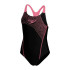 Fato de banho de Natação Speedo Medley Logo Medalist Menina Preto/Rosa