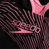 Fato de banho de Natação Speedo Medley Logo Medalist Menina Preto/Rosa