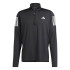 Moletom de Running adidas Own the run Half Zip Homem Preto